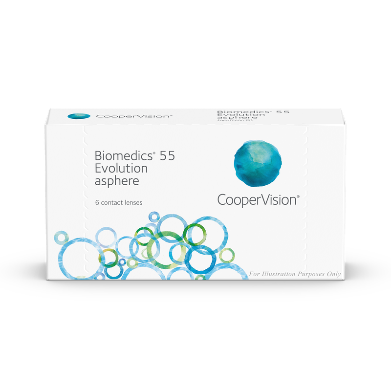 Biomedics 55 Evolution (6 db, havi kontaktlencse)